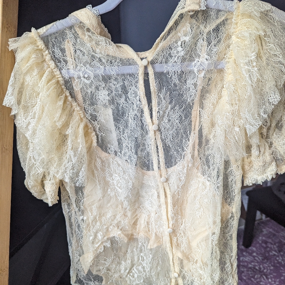 Free people sheer top